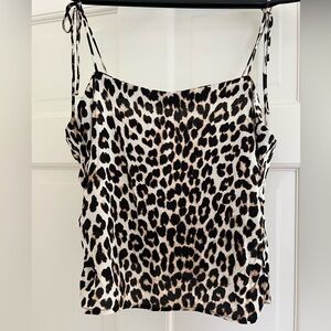 H&M leopard print tank top - S